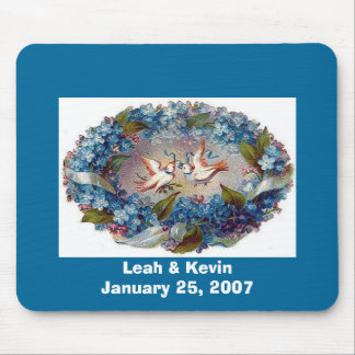 Tapis De Souris Date de mariage Mousepad