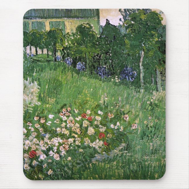 Tapis De Souris Daubigny's Garden Van Gogh Art (Devant)