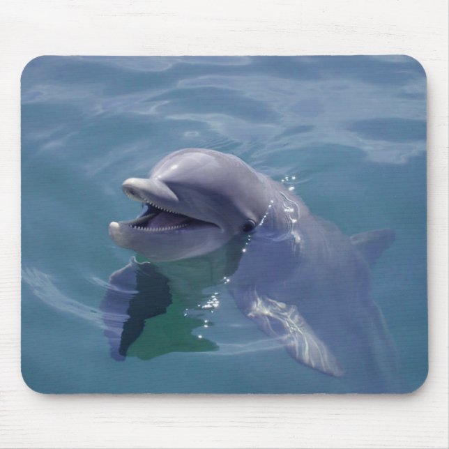 Tapis De Souris Dauphin de sourire (Devant)