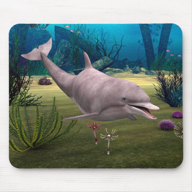 Tapis De Souris Dauphin souriant (Devant)