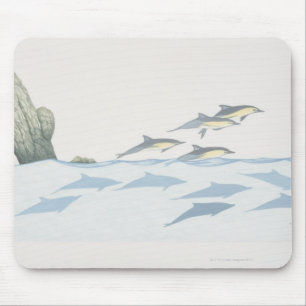 Tapis De Souris Dauphins communs
