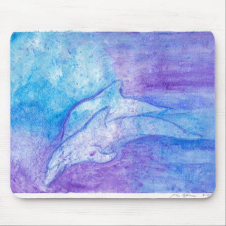 Tapis De Souris Dauphins dans le bleu