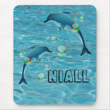 Dauphins et bulles amusants Personnalisé