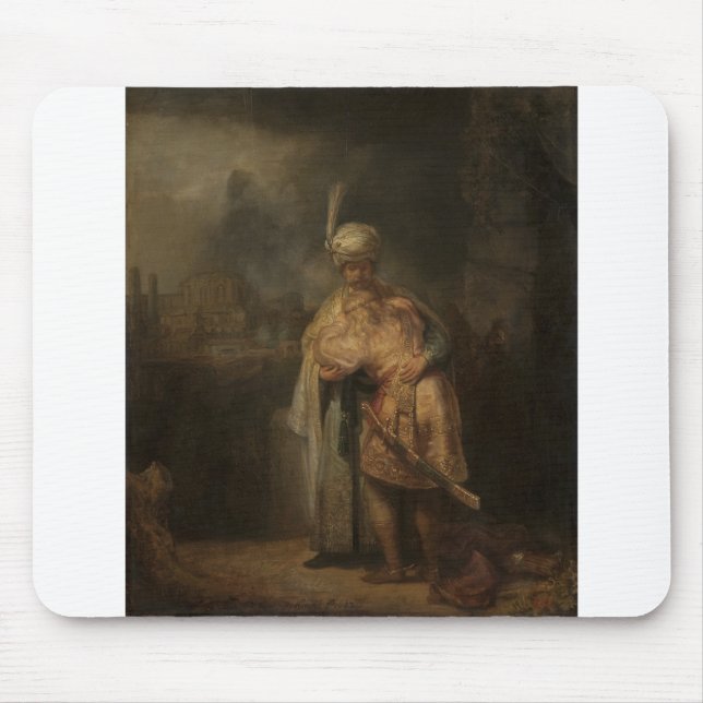 Tapis De Souris David et Jonathan - Rembrandt - c1642 (Devant)