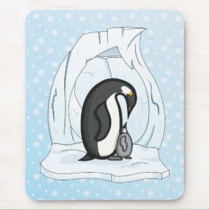 Tapis De Souris Davin et Annie les Penguins Mousepad