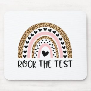 Tapis De Souris Day Rock L'Enseignant De Test Funny Rainbow Testin