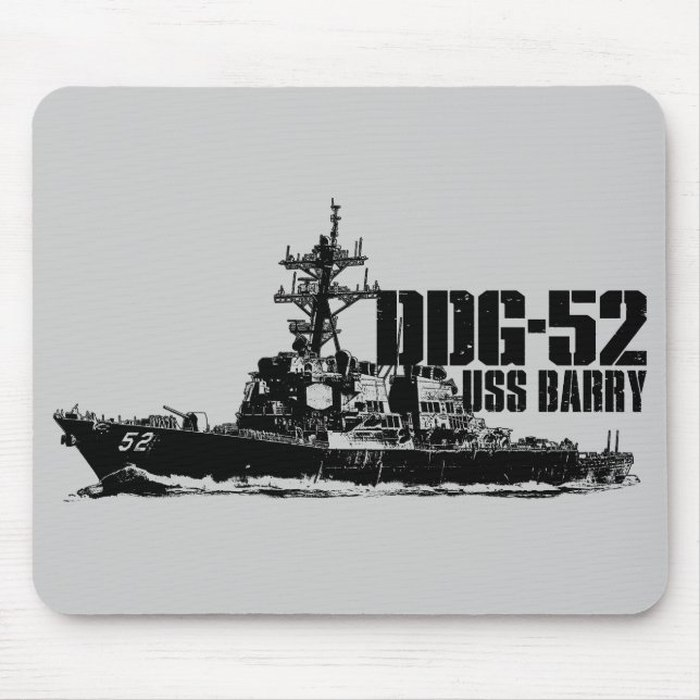 Tapis De Souris DDG-52 Barry Mousepad (Devant)