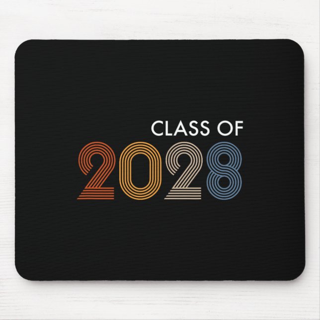 Tapis De Souris De 2028 Collège Université Lycée Future Grad (Devant)