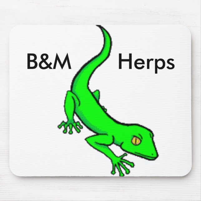 Tapis de souris de B&M Herps (Devant)