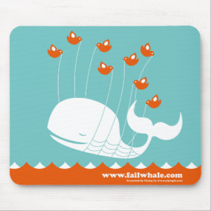 Tapis de souris de baleine d'échouer