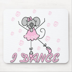 Tapis de souris de ballet de souris de danse