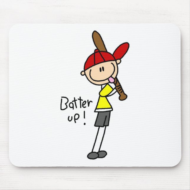 Tapis de souris de baseball Batter Up (Devant)