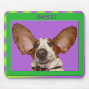 Tapis de souris de basset