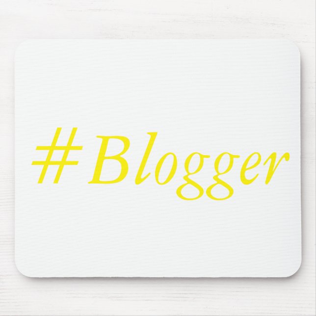Tapis de souris de #Blogger (Devant)