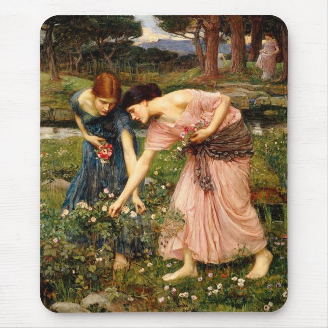 Tapis de souris de boutons de rose du YE de (Devant)