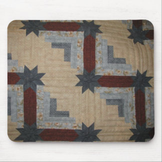 Tapis de souris de cabine de rondin