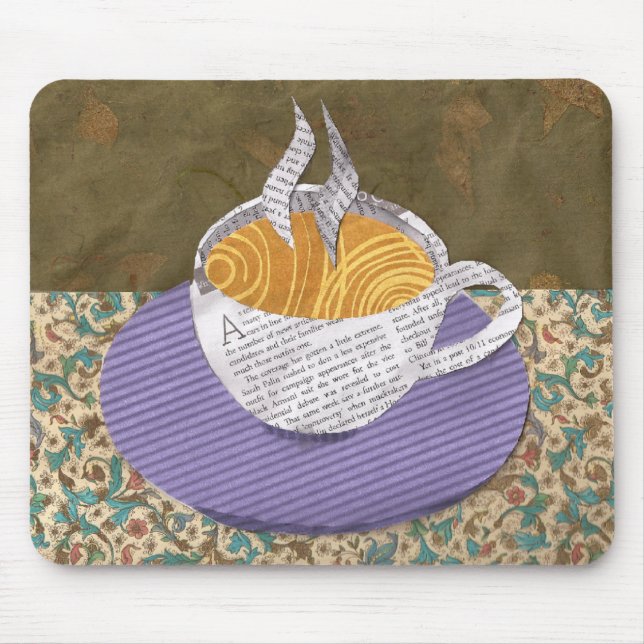 tapis de souris de café de matin (Devant)