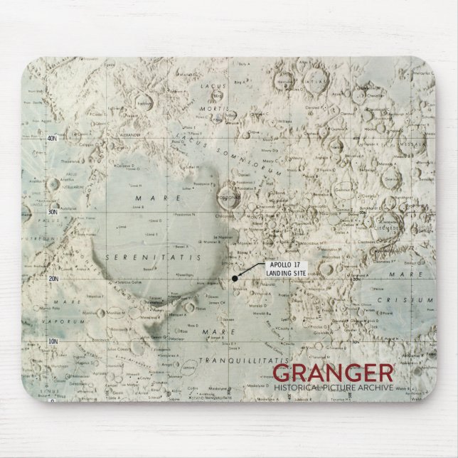 Tapis de souris de carte de lune (Devant)