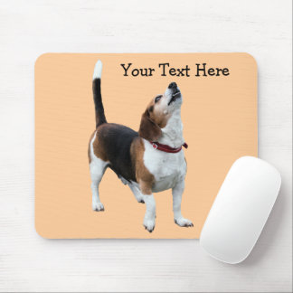 Tapis de souris de chien Beagle Hurleur Mignon