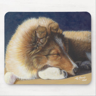 Tapis de souris de chien de chien de berger de