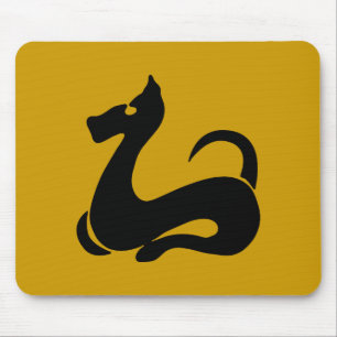 tapis de souris de chien stylisé
