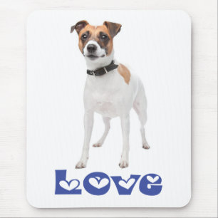Tapis de souris de chiot Jack Russell Terrier Amou