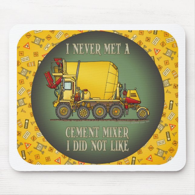 Tapis de souris de citation d'opérateur de camion (Devant)