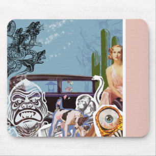 Tapis de souris de collage