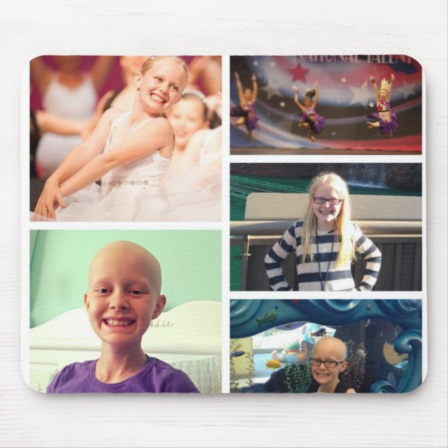 Tapis de souris de collage de photo (Devant)