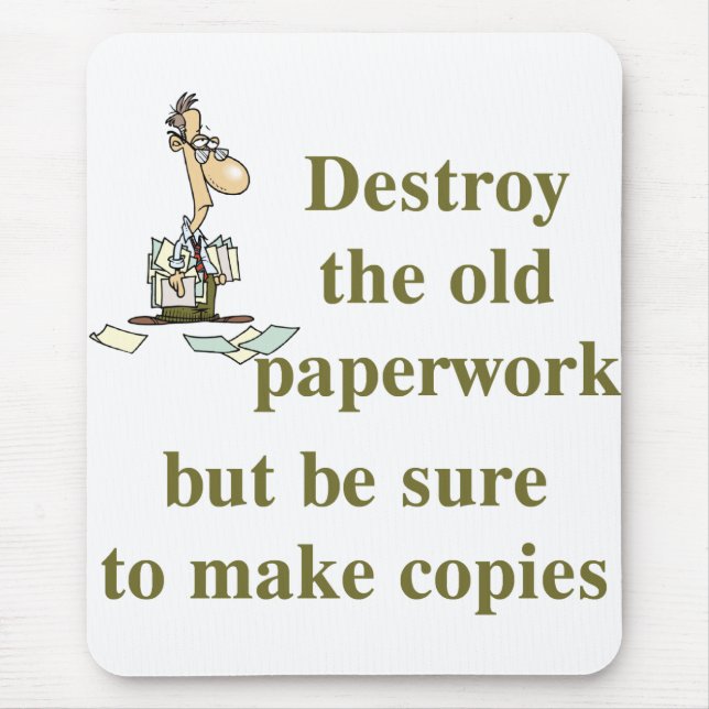 Tapis de souris de comptable (Devant)