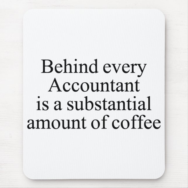 Tapis de souris de comptable (Devant)