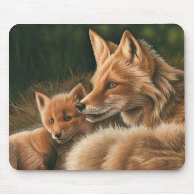 Tapis de souris de conception de Fox (Devant)