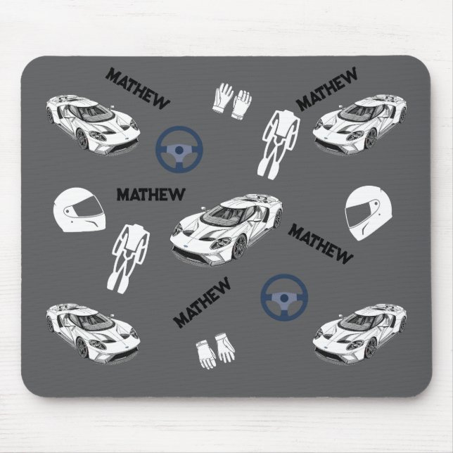 Tapis de souris de course automobile (Devant)