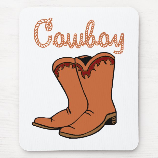 Tapis de souris de cowboy (Devant)