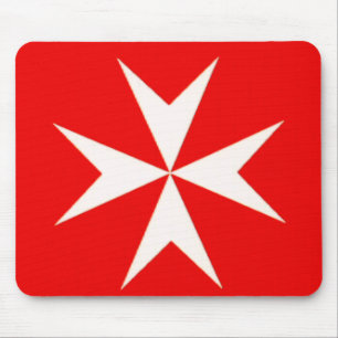 TAPIS DE SOURIS de croix maltaise