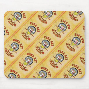 Tapis de souris de défi de moto de fadaises hé