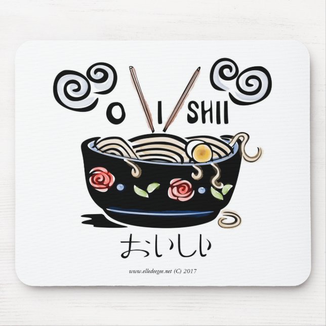 Tapis De Souris De délicieux nouilles Mousepad (Devant)