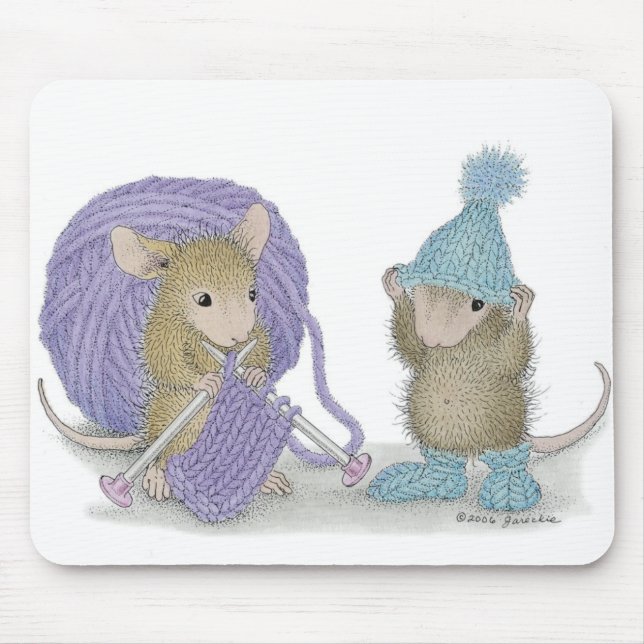 Tapis de souris de Designs® de Maison-Souris (Devant)