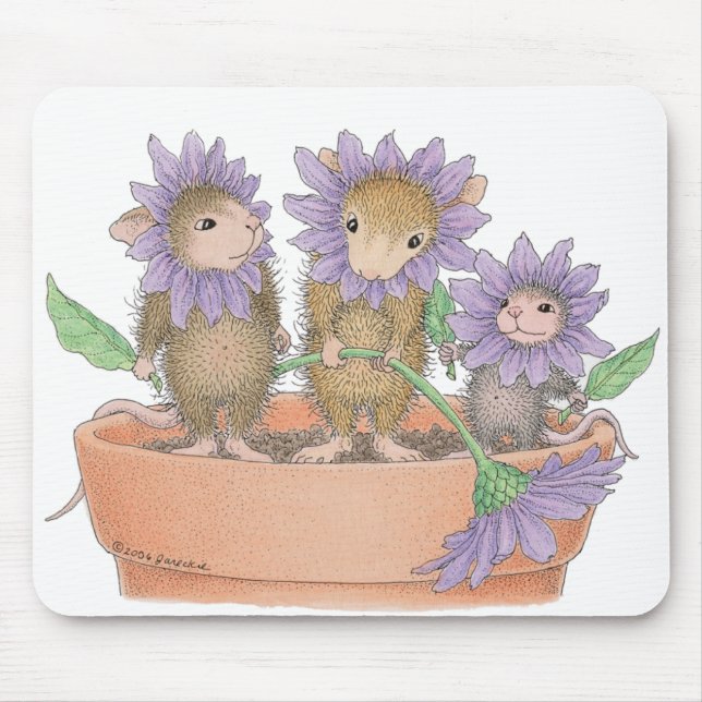 Tapis de souris de Designs® de Maison-Souris (Devant)