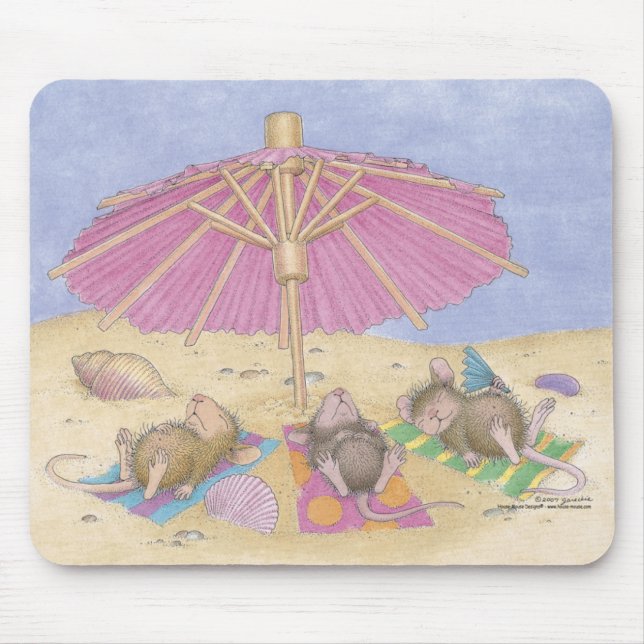 Tapis de souris de Designs® de Maison-Souris (Devant)