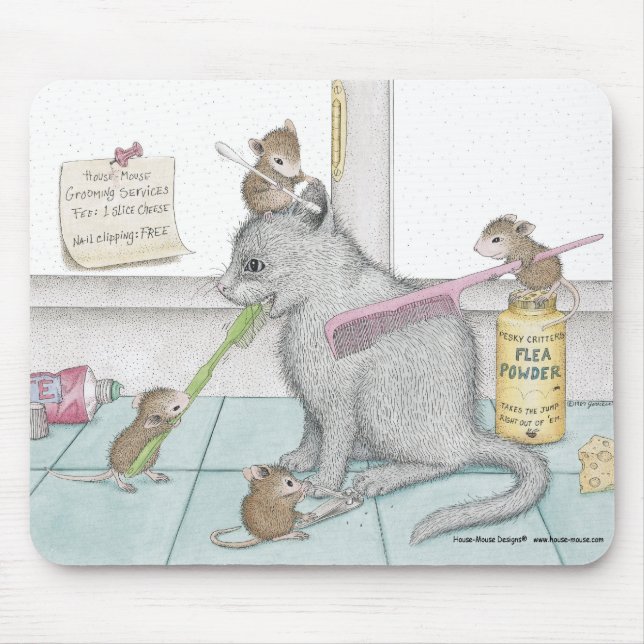 Tapis de souris de Designs® de Maison-Souris (Devant)