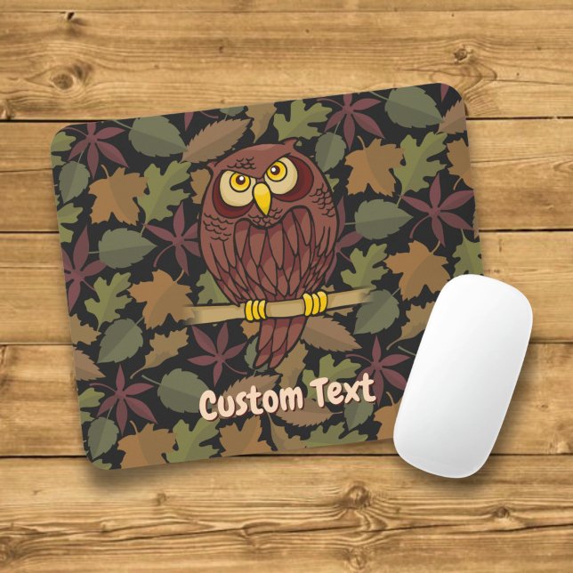 Tapis de souris de dessin animé de hibou (Créateur téléchargé)