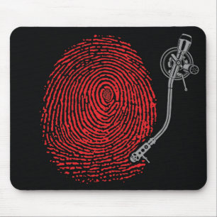 Tapis de souris de disque de thumbprint d'Emek