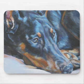 Tapis de souris de dobermann