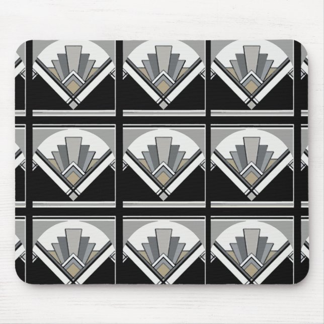 Tapis de souris de fan d'art déco (Devant)