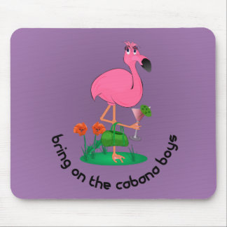 Tapis de souris de Flamant rose
