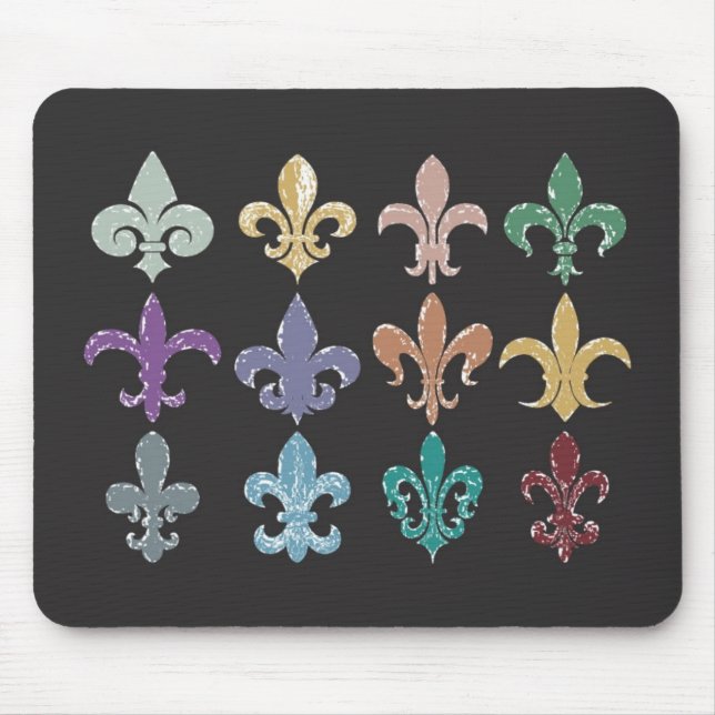 Tapis de souris de Fleur de Lis (Devant)