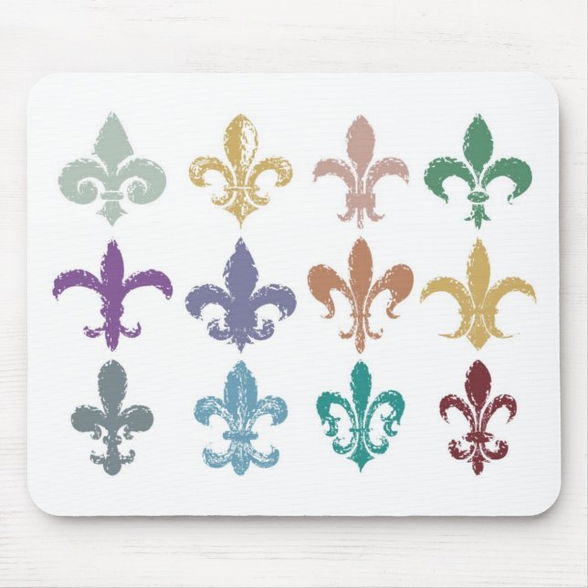 Tapis de souris de Fleur de Lis (Devant)