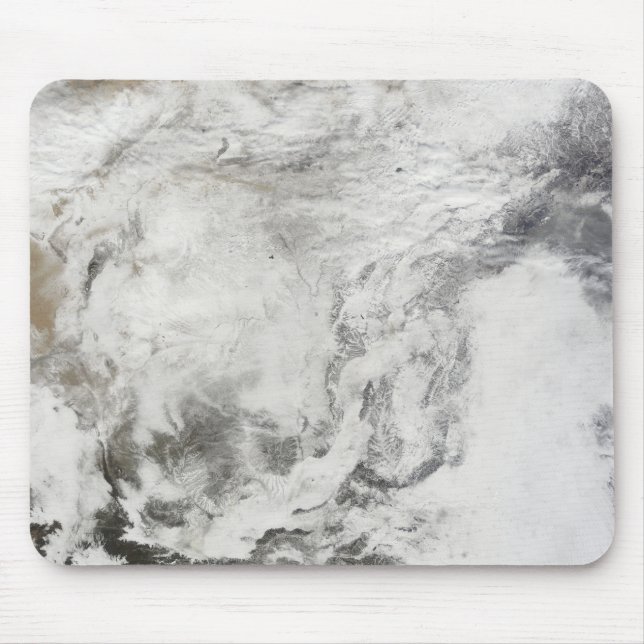 Tapis De Souris De fortes chutes de neige en Chine (Devant)