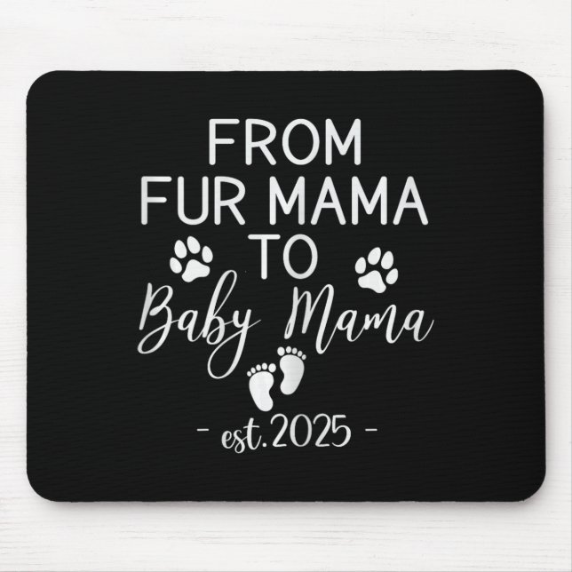Tapis De Souris De Fur Mama À Ba (Devant)